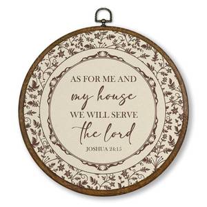 lot 18090 image: Qskjre Round Canvas Wall Art 10x10 Inch