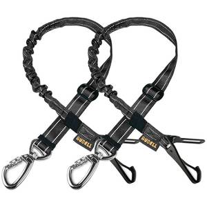 lot 18102 image: AUBELL Dog Seat Belt for Car, 2-Pack