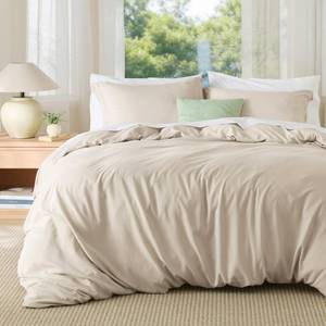 lot 18115 image: Bedsure Queen Duvet Cover Set 3-Piece Bedding