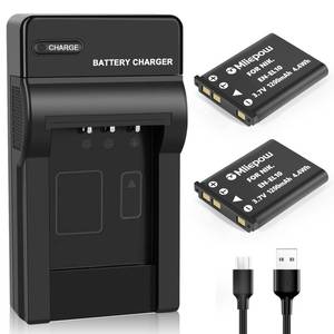 lot 18136 image: Mliepow EN-EL10 Battery and Micro USB Charger 2-Pack