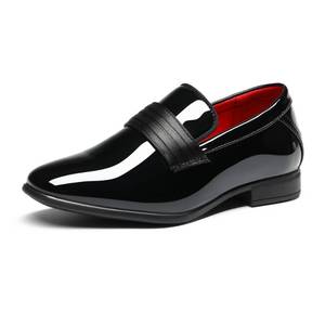 lot 19902 image: Bruno Marc Boys Dress Shoes Tuxedo Loafers,Bright Black,13 Little Kid