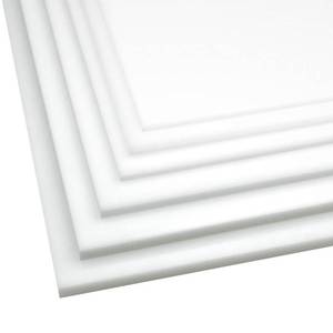 lot 19940 image: Bocolon High Density Polyethylene Sheets HDPE Plastic Sheet Board for DIY, Heavy Duty Industry, 34 Thick,Size 12 x 18, White Color