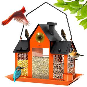 lot 19965 image: FIMOFIDRE Solar Bird Feeders for Outdoors Hanging, Bird Houses for Outside
