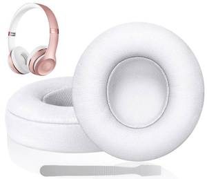 lot 20022 image: Link Dream Earpads for Beats Solo 3 & Solo 2 On-Ear Headphone - White