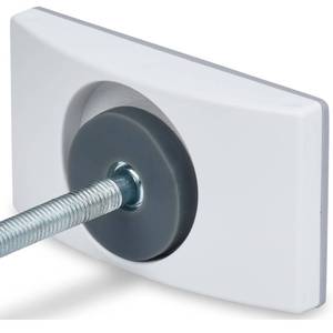 lot 2283 image: Wall Nanny - Baby Gate Wall Protector (Made in USA) Protects Walls and Doorways from Pet Gates - for Pressure Mounted Indoor Safety Baby Gates - White
