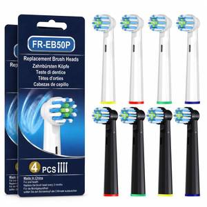 lot 2292 image: Replacement Heads Compatible with Oral-B Pro 1000, Soft Bristles, 8 Pack