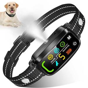 lot 2294 image: Citronella Bark Collar for Dogs No Spray Refill Spray Dog Training Collar, -95622001610346646631