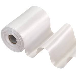lot 2295 image: TONIFUL 4 Inch 11 Yards Large White Satin Ribbon Christmas Gift Wrap Ribbon