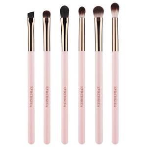 lot 2305 image: Eye Makeup Brush Set, 6 Pcs Professional Blending Eyeshadow Makeup Brushes for Concealer Eyebrows Eyeliner, Soft Hairs & Wood Handle