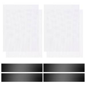 lot 2317 image: Cut-to-Fit Magnetic Vent Cover 40x30 cm, PVC Register Mesh Trap, 4 Pack