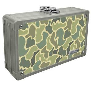 lot 2325 image: Vaultz Locking Pencil Box, Camo Design, Key Lock, Mesh Pocket