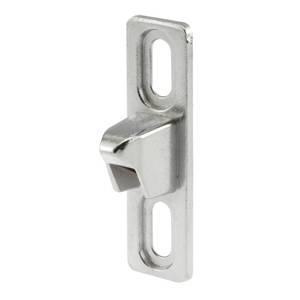 lot 2326 image: Prime-Line E 2040 Chrome Plated Diecast, Sliding Door Keeper (Single Pack)