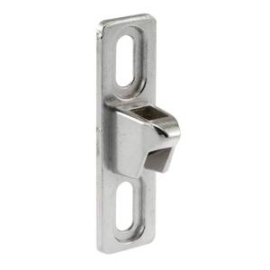 lot 2330 image: Chrome Plated Diecast  Sliding Door Keeper (Single Pack)