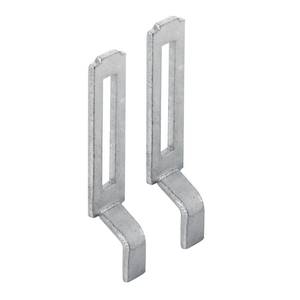 lot 2333 image: Prime-Line A 148 Steel, Sliding Screen Door Latch Strike, Adjustable (2 Pack)