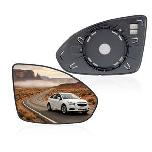 lot 6450 image: Right Passenger Side Heated Mirror Glass for Chevrolet Cruze 2011-2016