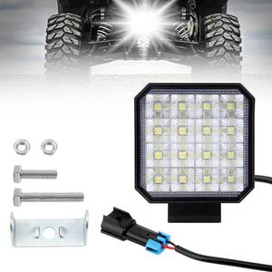 lot 6457 image: JESTMOTOR 6500K Polaris Ranger LED Backup Light Accessories, Plug Play 20W Reverse Light Bar with Switch for 2018-2024 Ranger 1000 XP Compatible, Bright Rear Cargo Spot Lighting, 4�4 Inches