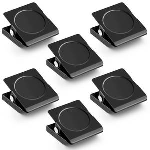 lot 6462 image: Grtard 6 Pack Magnetic Clips for Refrigerator, Fridge Magnet Clips,1.2 in