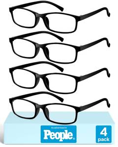 lot 6469 image: Gaoye 2.25 Reading Glasses Men - Blue Light Blocking Lenses, TR90 Frames, UV400 - Eyeglasses with Clear Vision