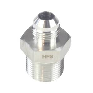 lot 6474 image: HFS NPT Male to JIC Male Adapter, 34 Inch to 12 Inch, 304 SS, 1 Pack