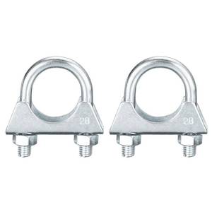 lot 18206 image: uxcell Muffler U-Bolt Clamps 28mm Exhaust Pipe 2pc