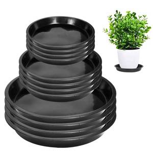 lot 18233 image: PeoMev Plant Saucer 12 Pack Round Plastic Drip Trays