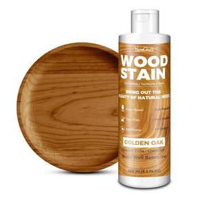 lot 18266 image: YumCraft Water Based Wood Stain Golden Oak 8.5oz