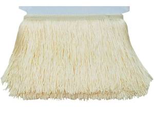 lot 20076 image: Lauthen.S 10 Yards of 6 Chainette Fringe Trim Tassel Sewing Trim for DIY Craft Latin Dress Lamp Shade Decoration Beige