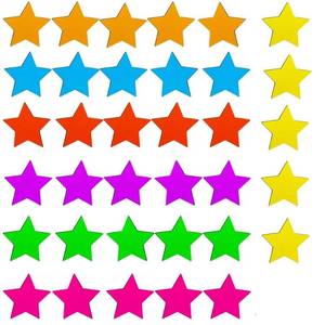 lot 20145 image: Refrigerator Magnets 35-Pack Star Fridge Magnets Cute Colorful Functional Magnets for Office, Kitchen, Refrigerator, Whiteboard Magnet Set (Open Box, May Be Missing Pieces)