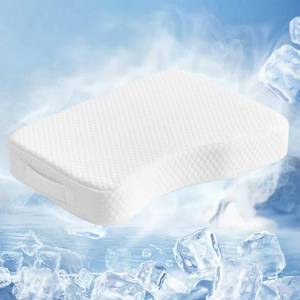 lot 13806 image: Livemy Leg Pillow for Side Sleepers, Memory Foam Knee Pillow for Side Sleeping, Leg Elevation Pillow for HipBackSciatica Pain Relief Helps Spine Alignment -18x30 (4 INCHES) (Cooling, L)