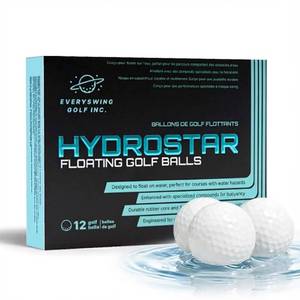 lot 1860 image: HydroStar Floating Golf Balls �� 48-Pack  Lightweight Golf Balls for Water Hazards, Pools & Backyard Practice  Golf Balls that Float in Water for Fun & Training
