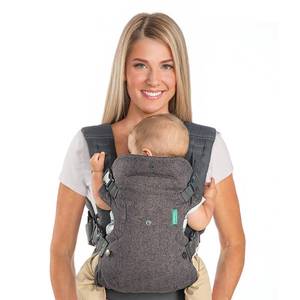 lot 5063 image: Infantino Flip 4-in-1 Baby Carrier Convertible Ergonomic, Gray