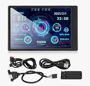 lot 20146 image: LICAEVEY Portable Monitor, 3.5in USB Mini Screen, CPU Hardware Temperature Monitor Type C Sub Screen, PC Temperature Display Screen for Computer Case, Displays Computer Network