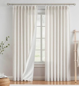 lot 2202 image: Lead Minimalism Home Aesthetics Curtain Panel approximately 7 foot by 3 ft