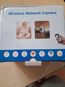 lot 40 image: Wireless Network Camera Wi-Fi Home Monitor with Smartphone Alerts