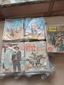 lot 42 image: Lot of 10 Western Magazines and Publications Golden Days Old West True Stories