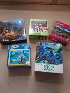 lot 54 image: 5 puzzles