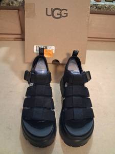 lot 88 image: UGG Womens Platform Sandal Size 6 Black