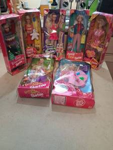 lot 126 image: Mattel Barbie Doll Collection Lot 8 Boxed Dolls Tree Trimming Country Western