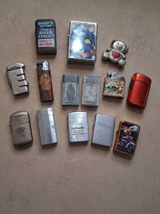 lot 160 image: Lot of 15 Lighters Including Ronson Zippo Camel Colibri