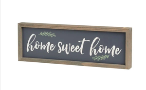 lot 2508 image: Home Sweet Home Framed Sign - new