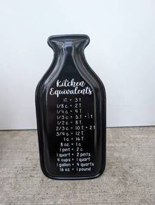 lot 2515 image: Metal Kitchen Equivalent Sign