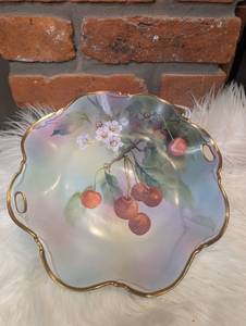 lot 3009 image: Vintage Nippon Hand Painted Plate