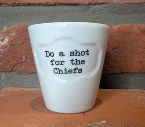 Chiefs Shot Glass- new