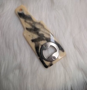 lot 3109 image: Handmade Bottle Shaped Resin Bottle Opener- new