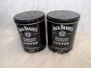 lot 4027 image: Jack Daniels Tennessee Whiskey Coffee 2-Pack 8.8 oz (Empty Cans)