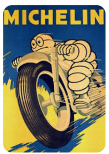 lot 4112 image: Michelin Metal Advertising Sign- new