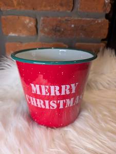 lot 5809 image: Merry Christmas Red and Green Bucket
