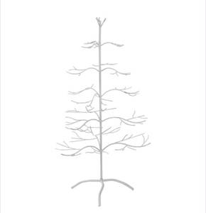 lot 2115 image: White Metal Tree Branch Display Stand Jewelry Organizer - 26 in