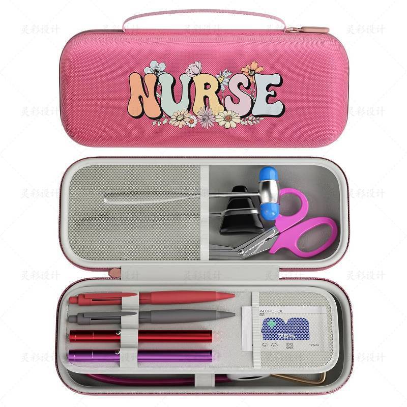 lot 48485 image: Stethoscope Case for 3M Littmann Classic III, Cardiology IV, MDF, EKO - Nurse Gifts for Women, Nursing Student Gifts, Cute Hard Shell Nurse Bag, Nurse Accessories for Work