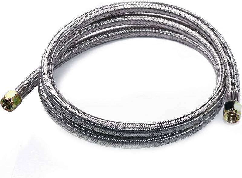 lot 48566 image: 6 Feet Propane Hose Extension 38 Female Flare to Female Flare for RV Grill
